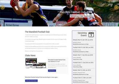 Mansfield Football by Melbourne SEO Services