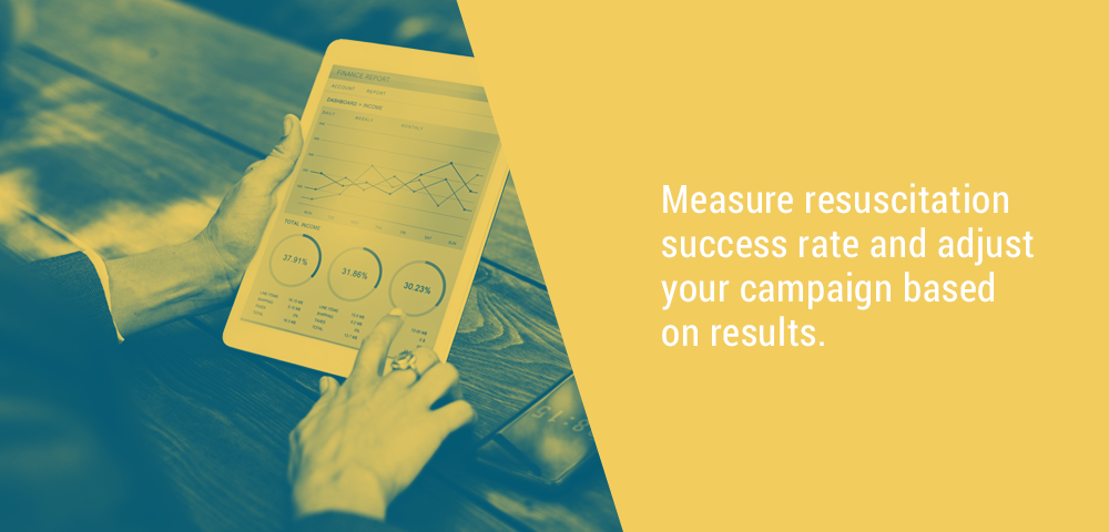 measure dead leads resuscitation success rate