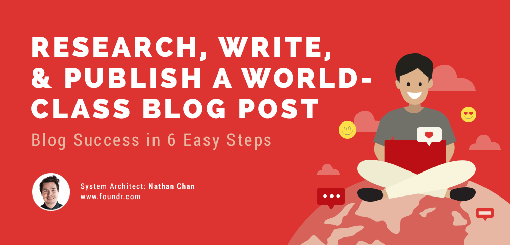 research write and publish a world-class blog post