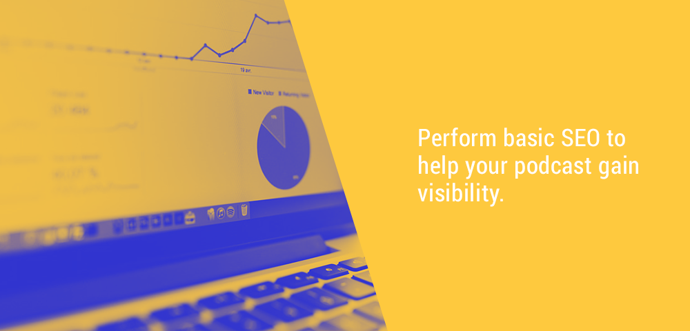 perform basic SEO for podcast visibility