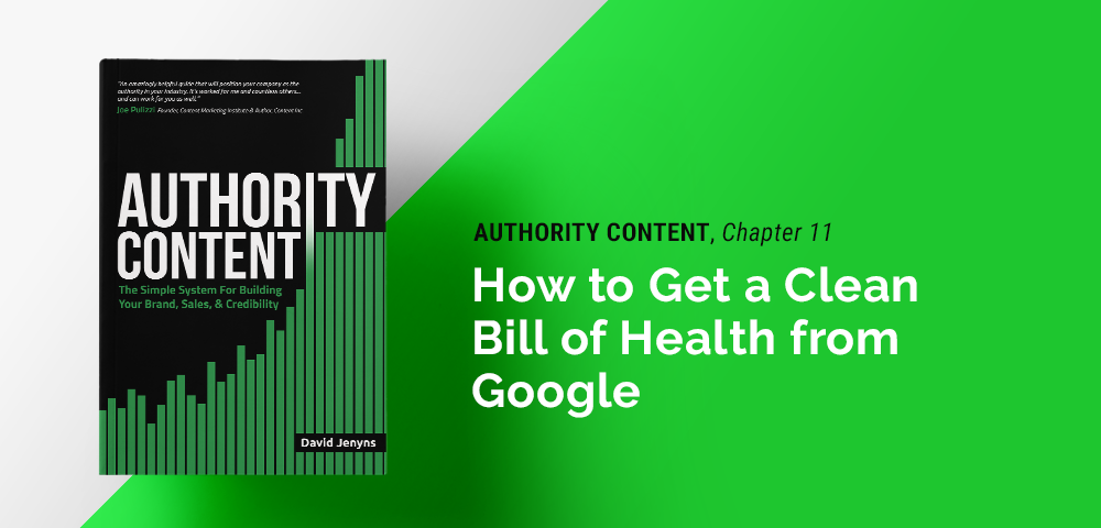 how to get a clean bill of health from Google